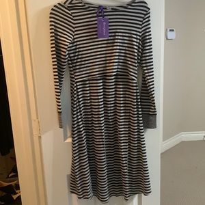 Seraphine breastfeeding dress long sleeve